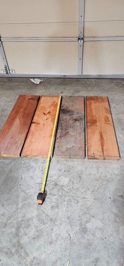 Wood boards 1.5 x 11 x 41 in