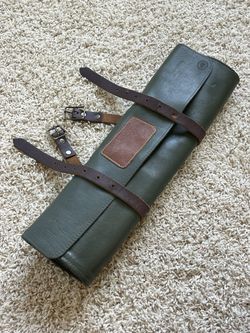Professional Chef Leather Knife Roll