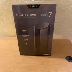 NETGEAR Nighthawk Dual-Band WiFi 7 Router (RS140) -