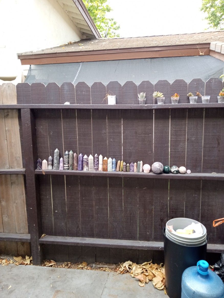 Different Sized Crystals And Balls