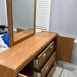 Dresser And Mirror