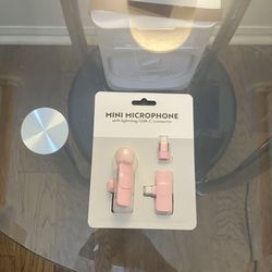 Mini Microphone. Lighting/Type C