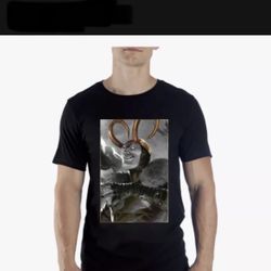 Marvel Loki Golden Horns Unisex T-Shirt
