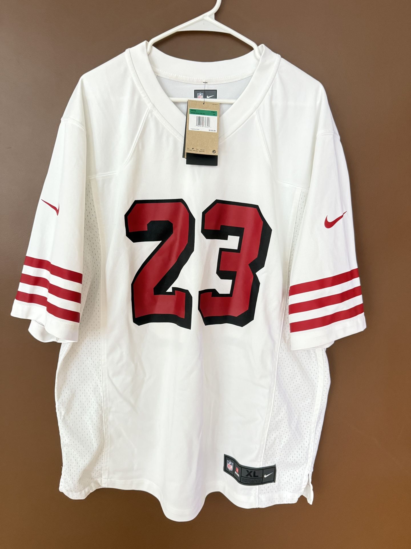 Men's San Francisco 49ers Christian McCaffrey #23 Jersey Brand New