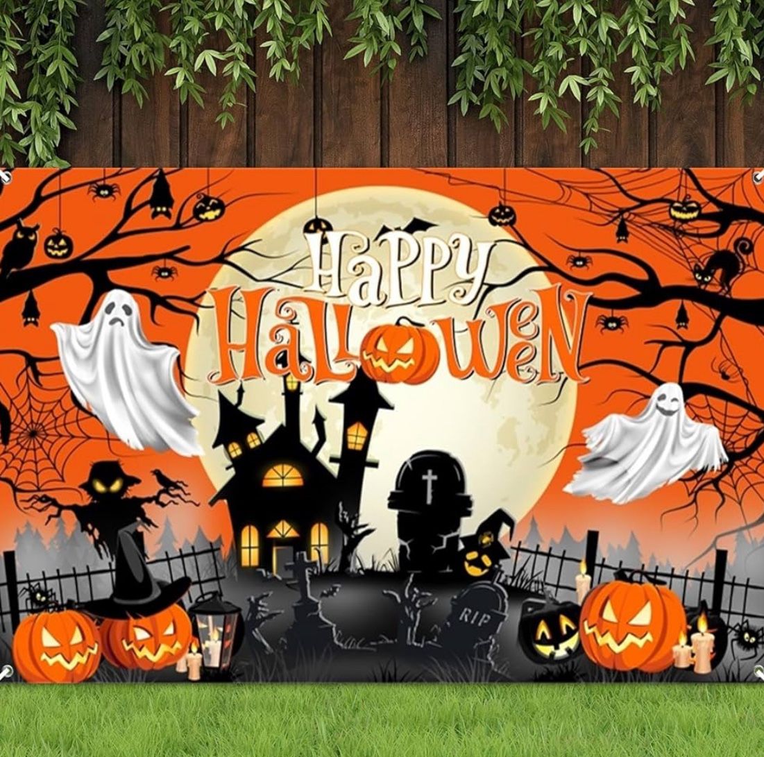 10x8ft Halloween Backdrop 