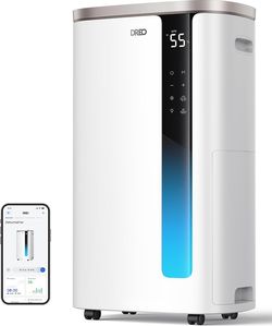 Brand new DREO 95 Pint Smart Dehumidifier for Basement, Home & Large Room up to 3000 Sq Ft, Energy Star 6.0 Dehumidifier with Drain Hose, Quiet 42dB,