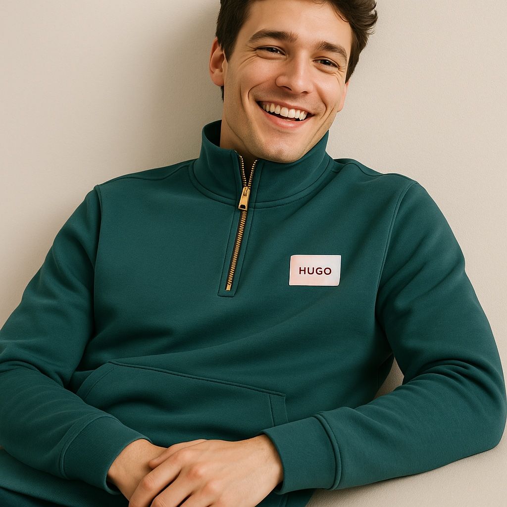 HUGO Half Zip Pullover