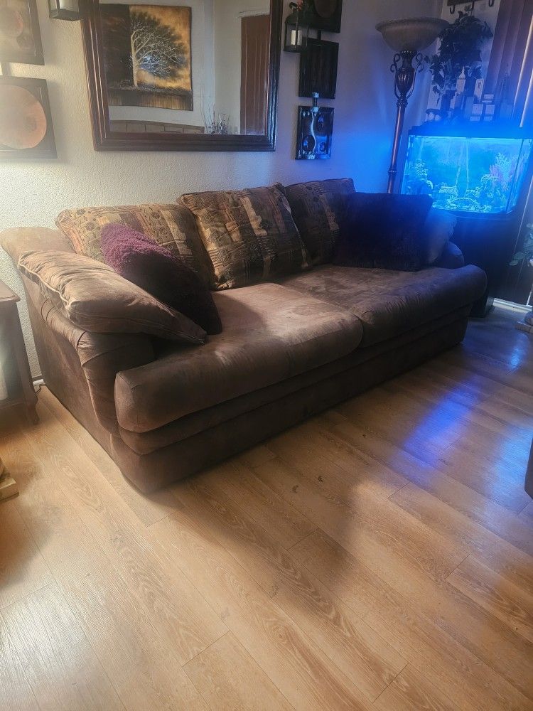 Suede Leather Sofa