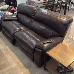 Furniture / leather couch