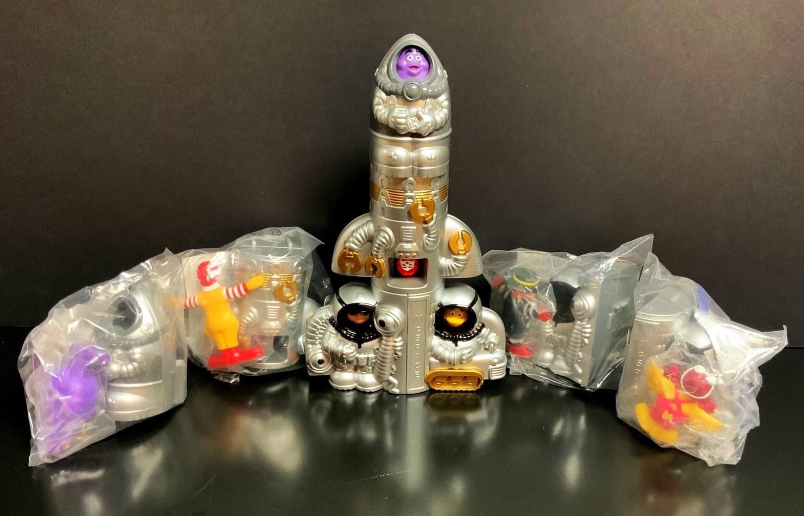 🔥🚀👩🚀 - Super RARE - 1998 “McSpace” McDonald’s Happy Meal Toys - Complete Set !! DETAILS ⬇️⬇️⬇️