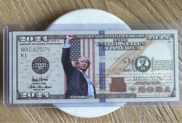 Trump MAGA 2024 Novelty Dollar Bill