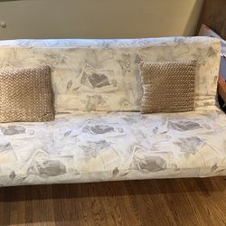 Futon with spring mattress