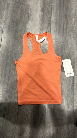 Lululemon Orange swiftly tech tank top