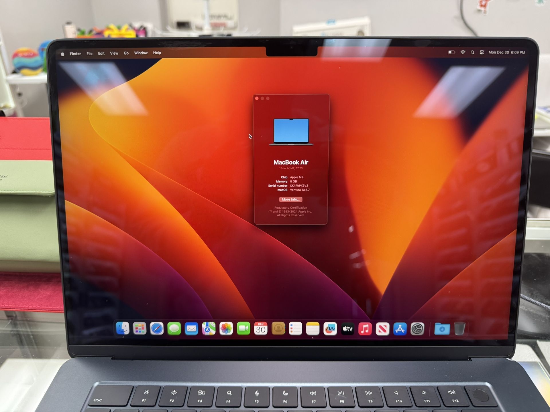 Macbook Air M2 2023 256GB Blue 15.3"