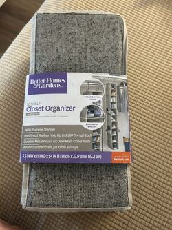 New Closet Organizer