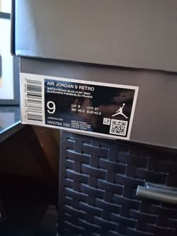 Retro 9 Jordan's size 9 men