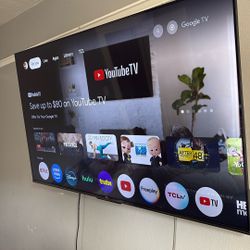 44” TCL GoogleTv