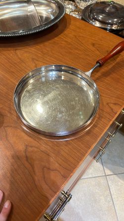 FB Rogers Silver Sauce Pan w/ Wooden Handle