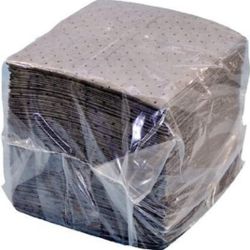 NPS SFG-70 Spilfyter Universal Sorbent Streetfyter Single Weight Dimpled Pad, 18" Length x 16" Width, Gray (Bag of 200)