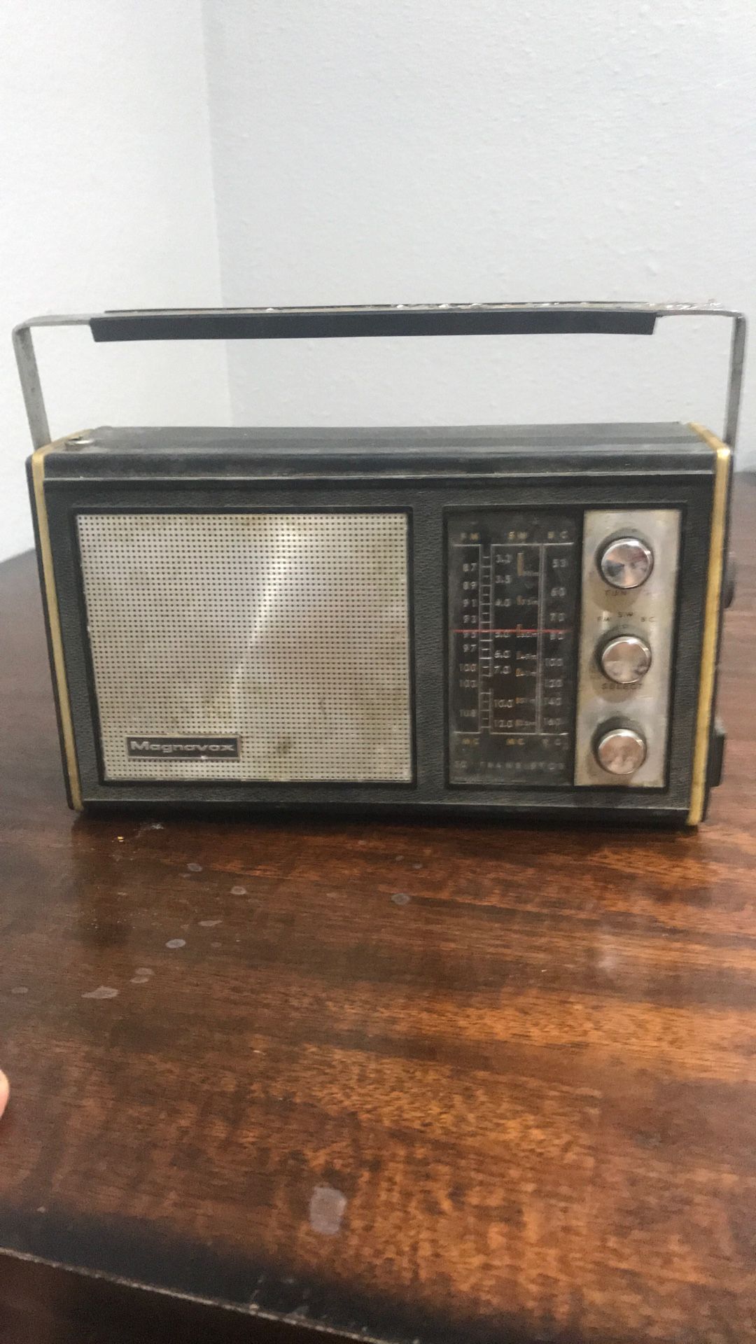 Antique 1960s radio