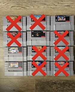 Super Nintendo Games