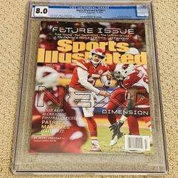 Patrick Mahomes Sports Illustrated Graded an 8.0