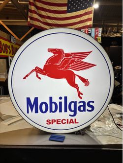Mobile Gas Pegasus sign