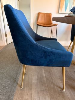 Beautiful navy dining chairs - set of 5 - Wayfair