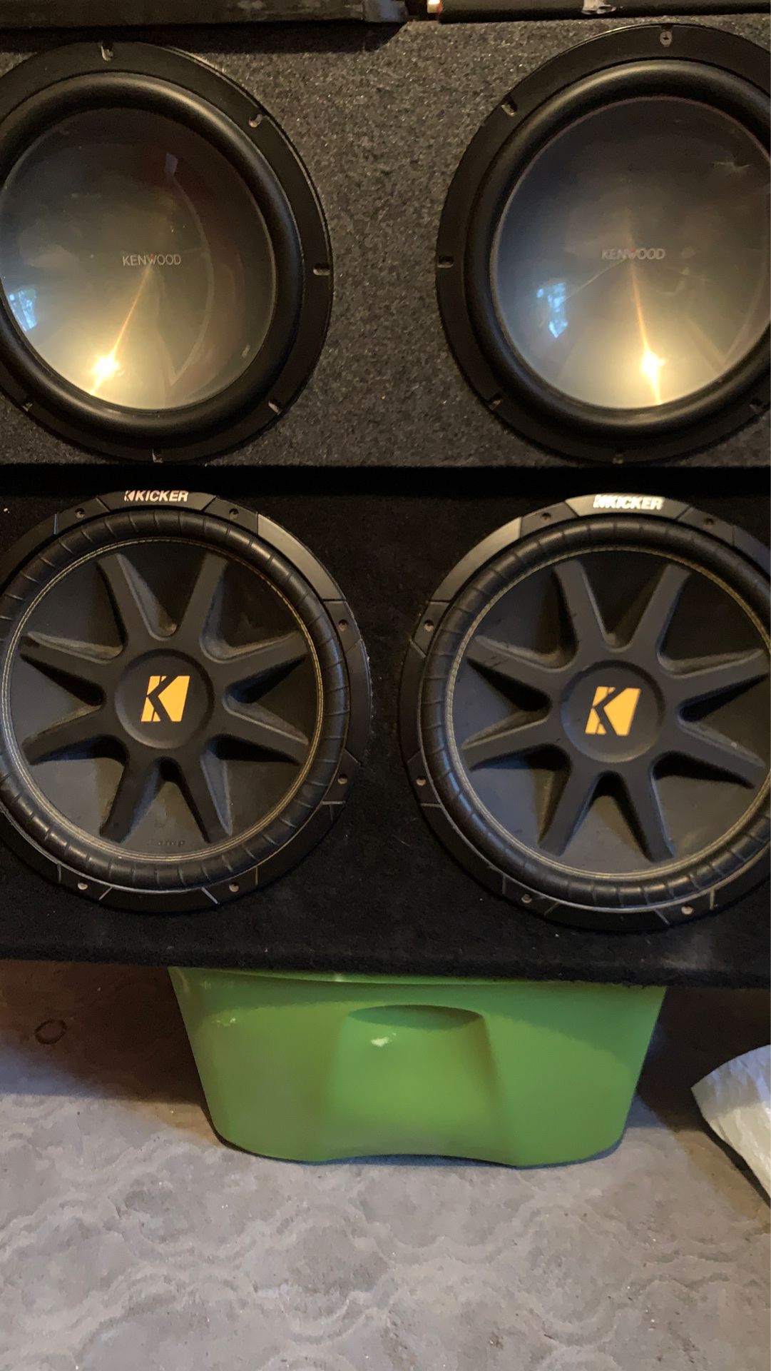 Subwoofers 15” kickers