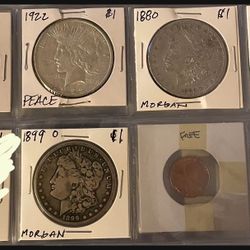 4 Silver Dollars