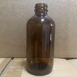 8oz Boston Round Glass Bottles 