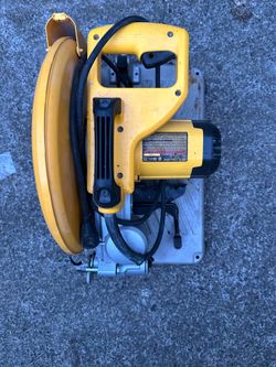 DEWALT 14-inch metal chop saw, specifically model D28715, which features a 15-amp motor.