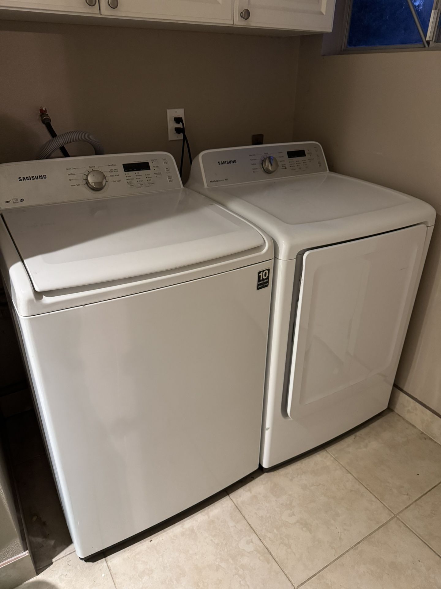 Samsung Washer and Gas Dryer