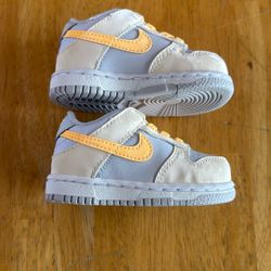 New Nike Dunk Low Pale Ivory Melon Tint Toddler 4c