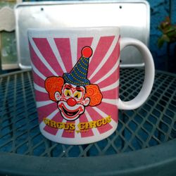 Clown Coffee Cup Circus Circus