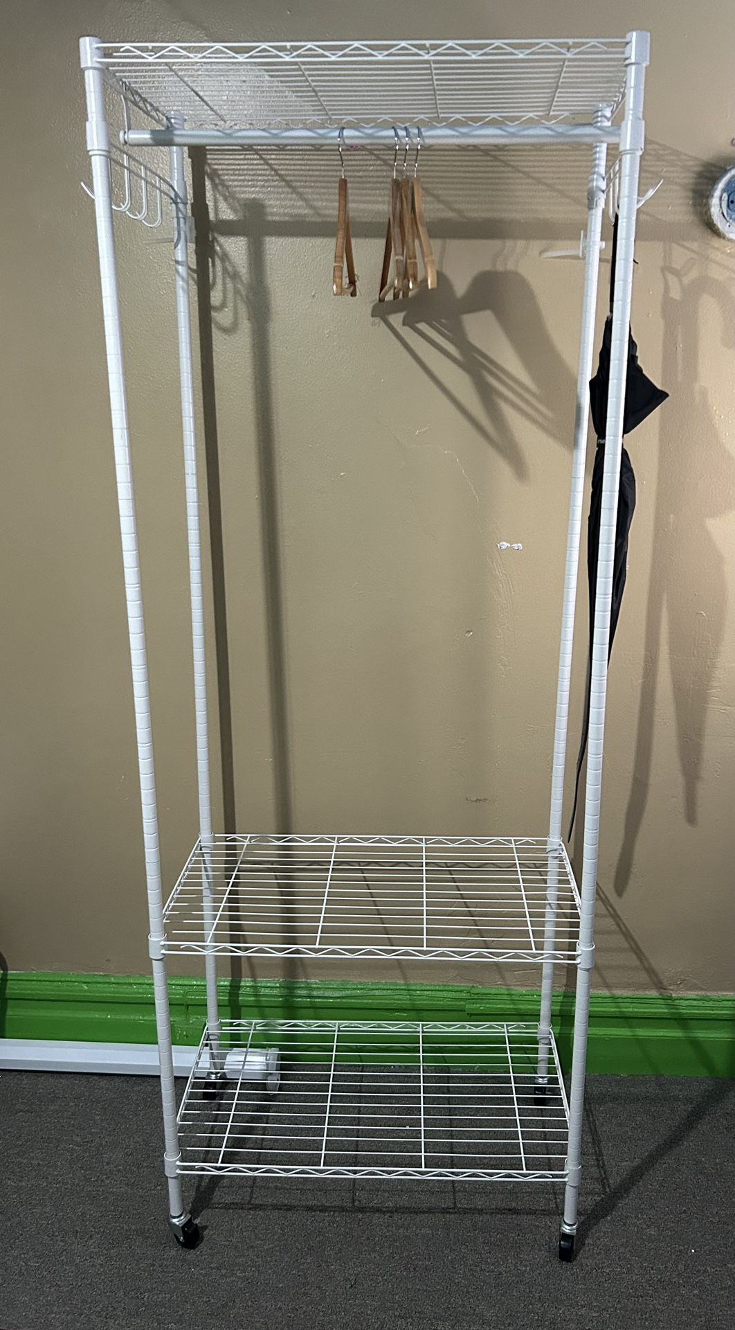 Moving Sale: Heavy Duty Portable Closet With Shelves