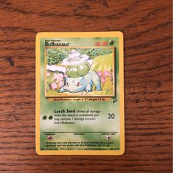 Bulbasaur Base set 2 Pokémon Card