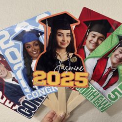 Customized Graduation Fans