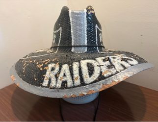 Oakland Raiders Adult Straw Sun Hat, One of a Kind