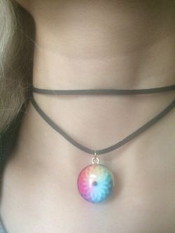 Interchangeable charm choker