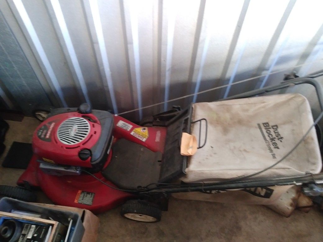 "Craftsman lawn mower and weed eater" !!