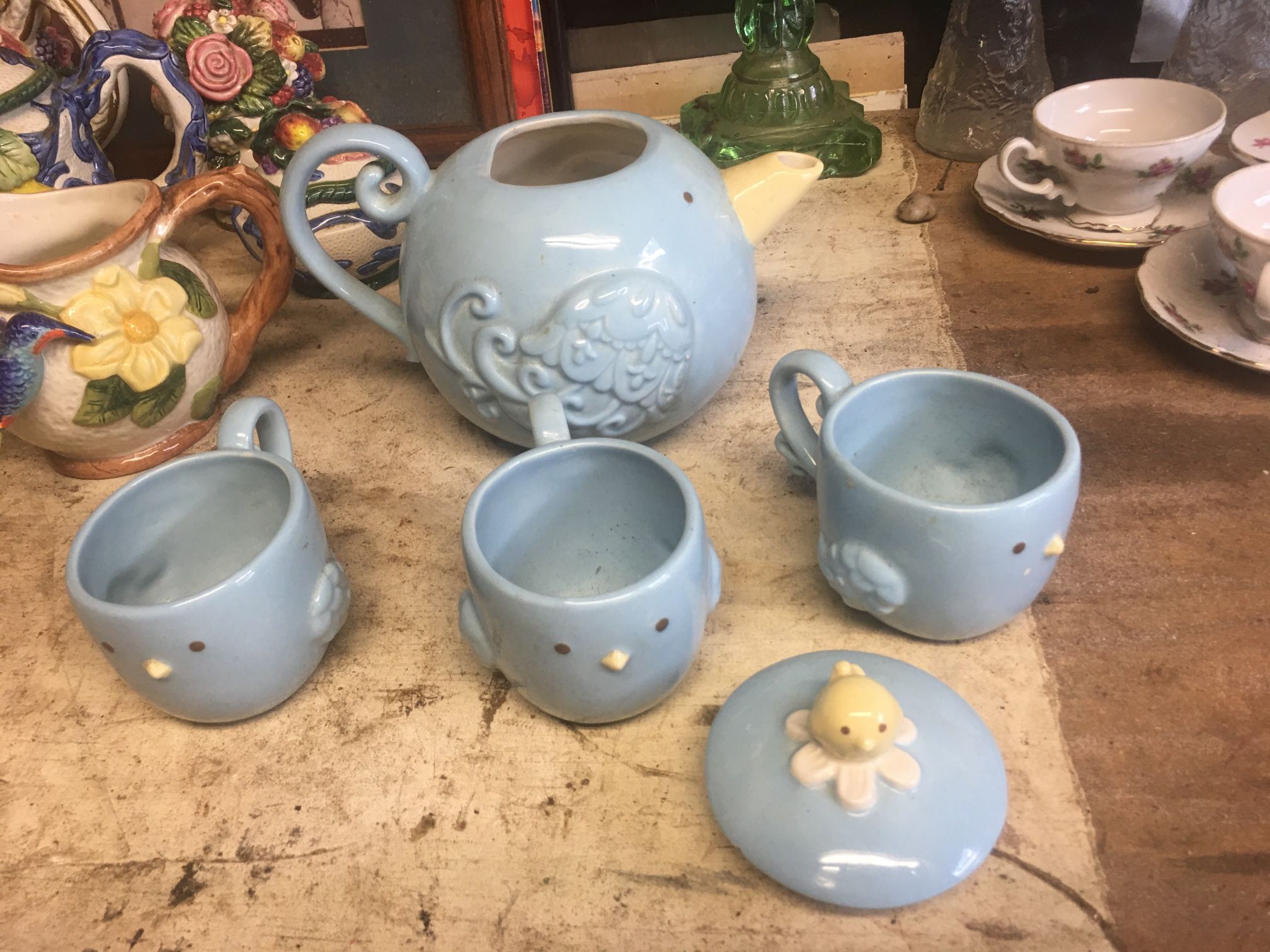 Antique China Set Of 4