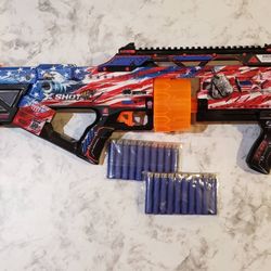 1 X Shot Skins last stand Dart Blaster 14 darts