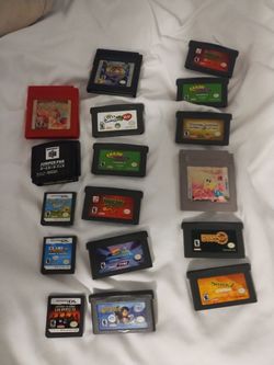 Gba games Gameboy DS n64 pokemon