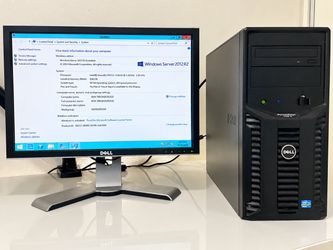 Dell PowerEdge T110 II Server + 22” Dell Monitor – Xeon, 8GB RAM