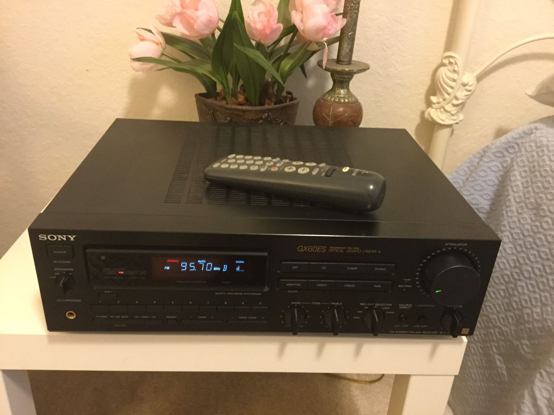 Sony STR-GX60ES Stereo Receiver & Remote