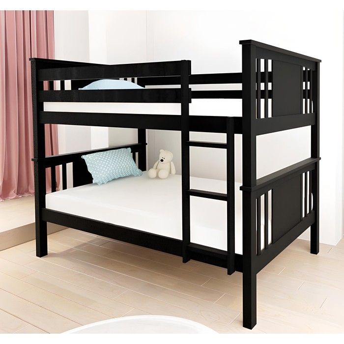 Brand New Black/White/Gray Twin Twin Bunkbed