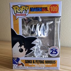 DBZ Goku On Nimbus Chrome Funko Pop! Exclusive 
