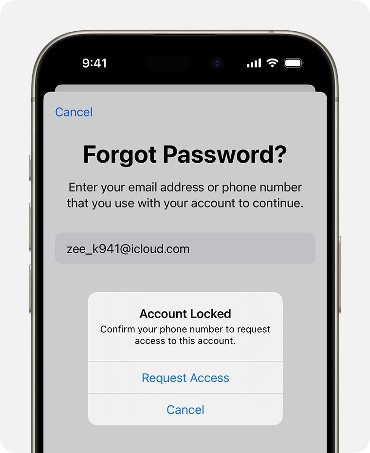 Locked iPhones