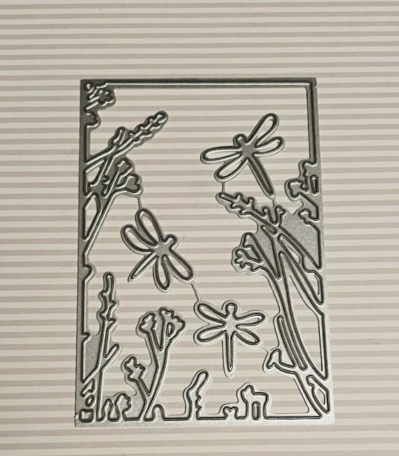 Dragonfly Card Front Cut Out Die
